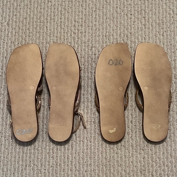 Women's Sandals Collection- Black, Brown, White Sizes 7-7.5 - Picture 5 of 8